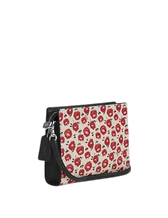 Coach Slim Crossbody Bag With Floral Print