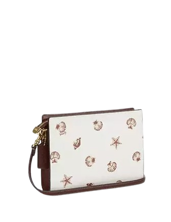 Coach Slim Crossbody Bag With Shell Print