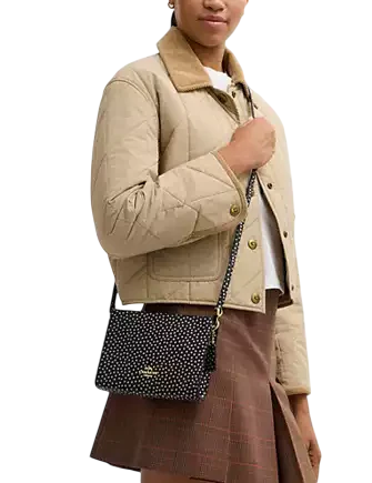 Coach Slim Crossbody Bag With Spot Print