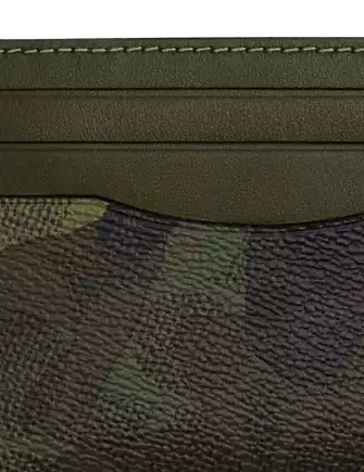 Coach Slim Id Card Case In Signature Camo Print