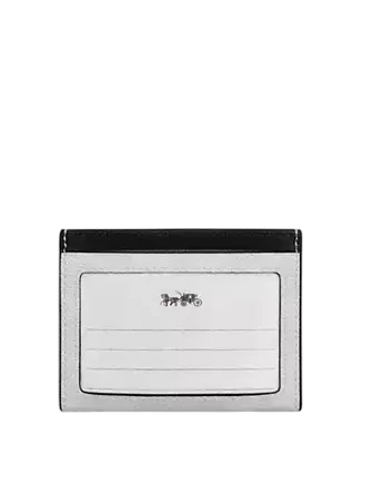 Coach Slim Id Card Case In Signature Canvas