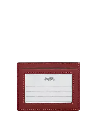 Coach Slim Id Card Case In Signature Denim