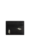 Coach Slim Id Card Case With Lightning Bolt Print