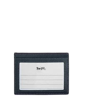 Coach Slim Id Card Case With Quilting
