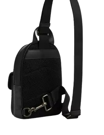 Coach Small Turnlock Sling Pack In Signature Canvas