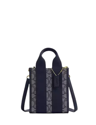 Coach Smith Mini Tote Bag In Signature Jacquard