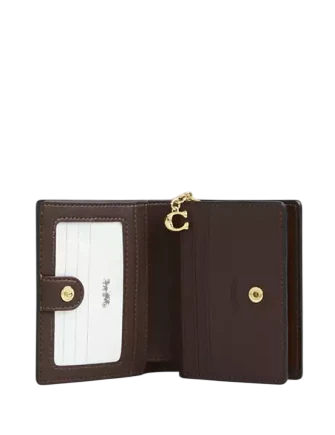 Coach Snap Wallet In Ombre Signature Canvas