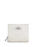 Coach Snap Wallet In Signature Canvas