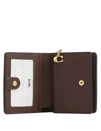Coach Snap Wallet In Signature Chenille