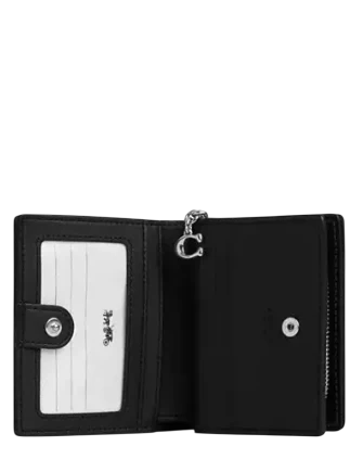 Coach Snap Wallet In Signature Denim