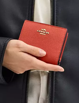 Coach Snap Wallet With Charm