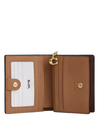 Coach Snap Wallet With Charm