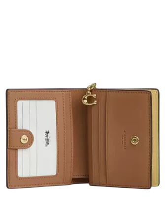 Coach Snap Wallet With Charm