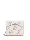 Coach Snap Wallet With Floral Applique