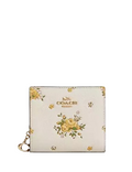 Coach Snap Wallet With Floral Print