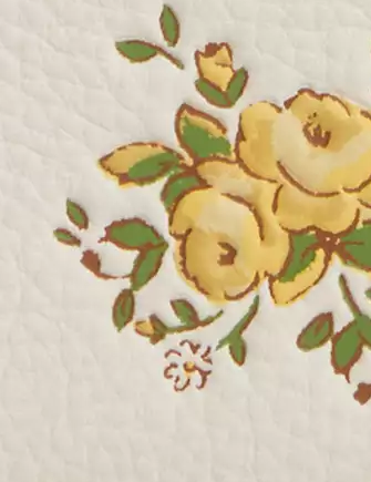 Coach Snap Wallet With Floral Print