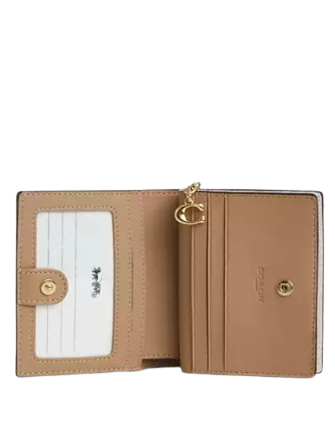 Coach Snap Wallet With Floral Print