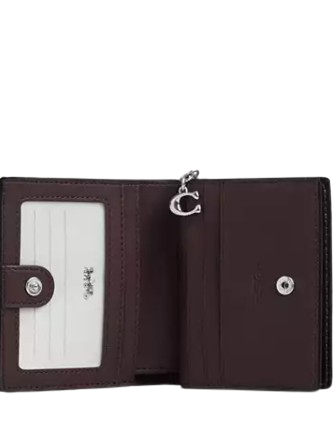 Coach Snap Wallet With Floral Print