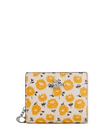 Coach Snap Wallet With Floral Print
