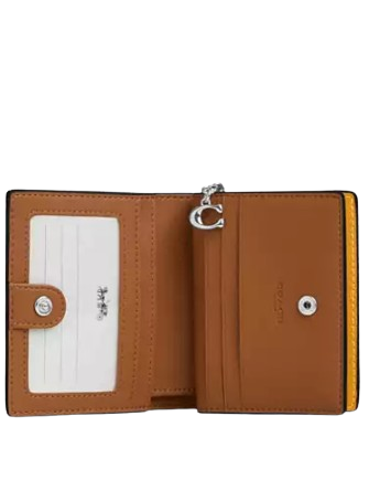 Coach Snap Wallet With Floral Print