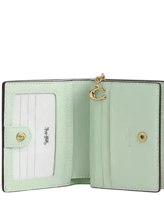 Coach Snap Wallet With Floral Print