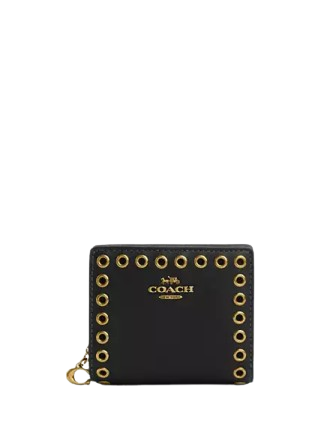 Coach Snap Wallet With Grommets
