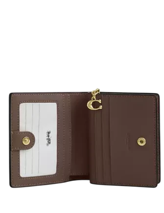 Coach Snap Wallet With Rivets