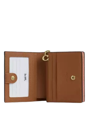 Coach Snap Wallet With Shell Print