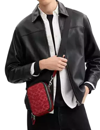 Coach Stanton Crossbody Bag In Signature Denim
