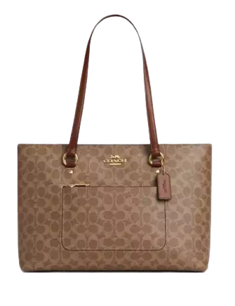 Coach Station Tote Bag In Signature Canvas