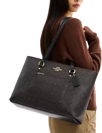 Coach Station Tote Bag In Signature Canvas