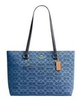 Coach Station Tote Bag In Signature Denim
