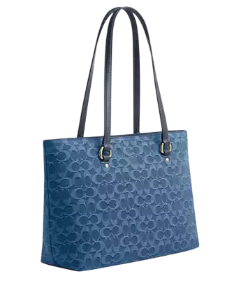 Coach Station Tote Bag In Signature Denim