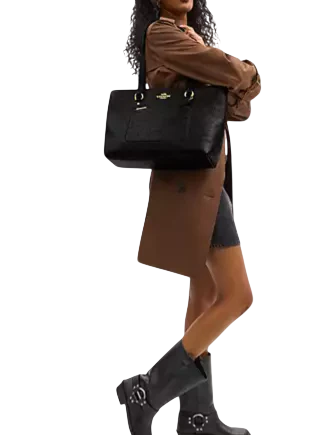 Coach Station Tote Bag In Signature Leather