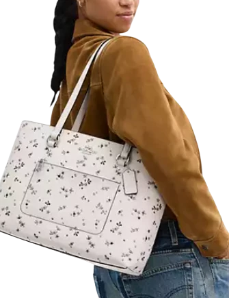Coach Station Tote Bag With Star Print