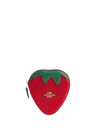 Coach Strawberry Coin Case