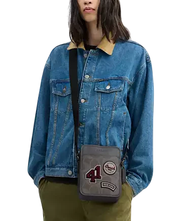 Coach Sullivan Crossbody Bag In Maxi Signature Canvas With Patches