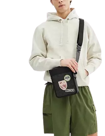 Coach Sullivan Crossbody Bag In Signature Canvas With Patches