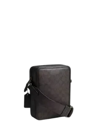 Coach Sullivan Crossbody Bag In Signature Canvas With Varsity Stripe