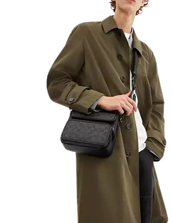 Coach Sullivan Flap Crossbody Bag In Signature Canvas