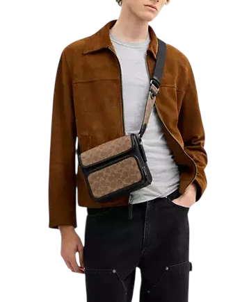 Coach Sullivan Flap Crossbody Bag In Signature Canvas