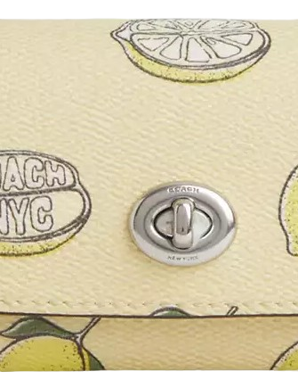 Coach Sunglass Case With Lemon Print