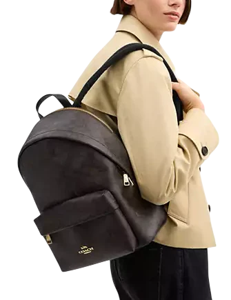 Coach Taylor Small Backpack In Signature Canvas