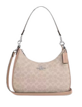 Coach Teri Hobo Bag In Signature Canvas