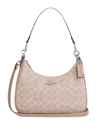 Coach Teri Hobo Bag In Signature Canvas