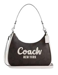 Coach Teri Hobo In Signature Canvas With Coach Graphic