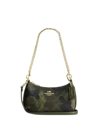 Coach Teri Mini Crossbody Bag In Signature Camo Print