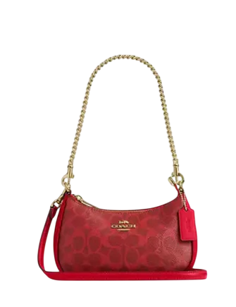 Coach Teri Mini Crossbody Bag In Signature Canvas