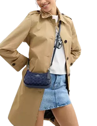 Coach Teri Mini Crossbody Bag In Signature Canvas
