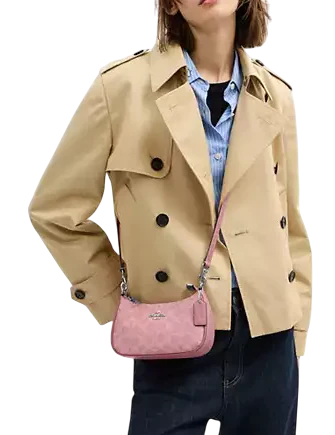 Coach Teri Mini Crossbody Bag In Signature Canvas